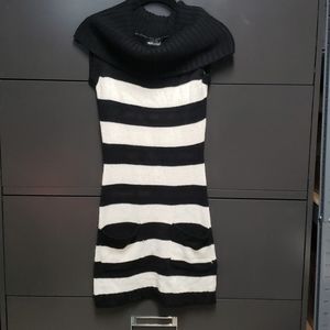 Wet seal cowl neck sweater dress XS